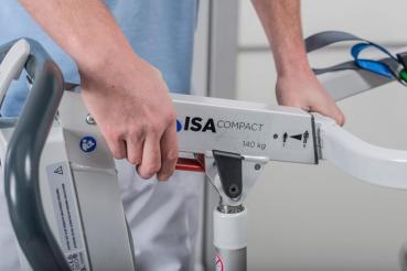 Aufrichthilfe Detailansicht Hebearm Verstellung